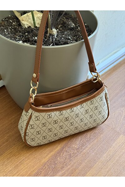 Bagnest Patterned Double Strap Women's Shoulder Bag
