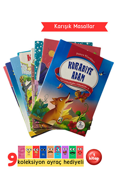Pembe Yayınevi Mini Dünya Masalları - Okumayı Sevdiren Renkli Dünya Masalları Kitabı