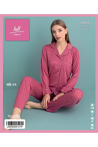 Mihra MİLAN DÜĞMELİ ALT ÜST DESENLİ ARA BİYELİ TAKIM