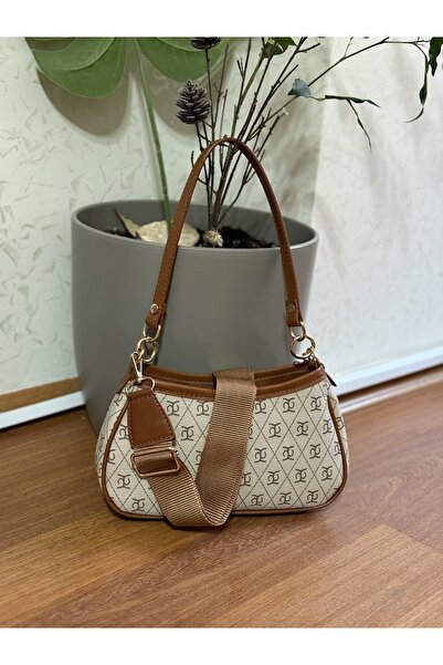 Bagnest Patterned Double Strap Women's Shoulder Bag