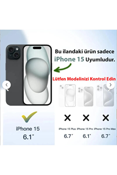 HYPERSOFT Iphone 15 (6.1 inç) Uyumlu Popsocketli Stant Olabilen Şık Desenli Slım Kılıf