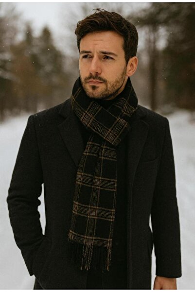 Wearflawless Ανδρικό κασκόλ, Χειμερινό ανδρικό κασκόλ, κασκόλ για κοστούμι, δώρο για άνδρες