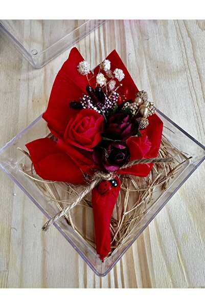 marimari Mini Buket mari Flowers Özel Tasarım Arkadaş ,sevgiliye Hediye şeffa...