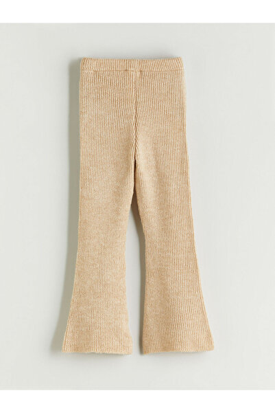 LC Waikiki Elastic Waist Spanish Leg Girls' Knitwear Leggings