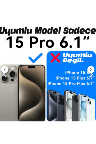 HYPERSOFT Iphone 15 Pro (6.1 inç) Uyumlu Popsocketli Stant Olabilen Şık Desenli Slım Kılıf