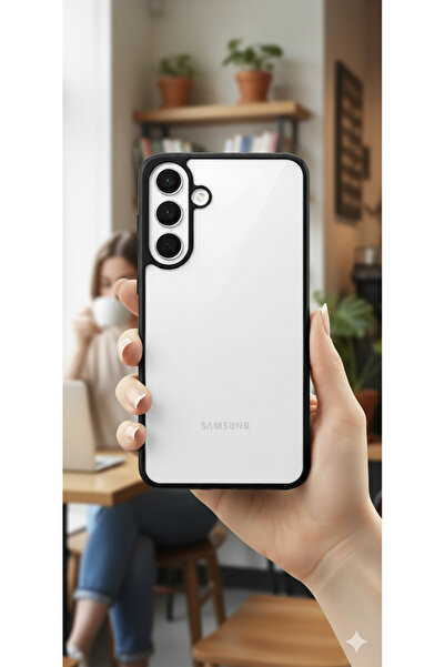 Rivor Samsung Galaxy S25 FE Uyumlu Kılıf Kamera Korumalı Kenarı Renkli Arkası...