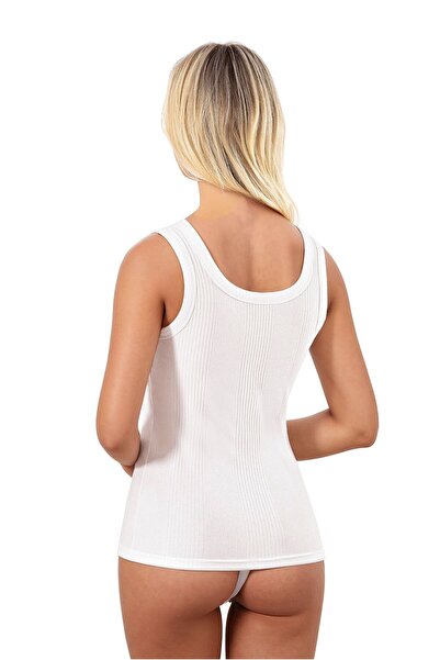 White Velvet Women's Cotton Lycra Combed Cotton Camisole 6-Piece Undershirt Q6K0K1T5Ka