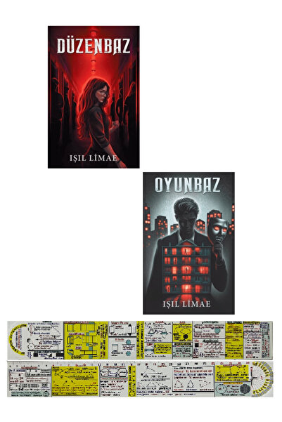 Martı Yayınları Düzenbaz + Oyunbaz 2 Kitap Set Işıl Limae + Mat. Öğreten Cetvel