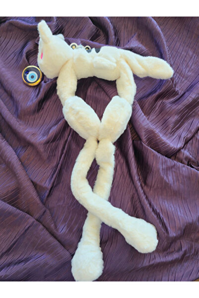 Jasminya Kız Çocuk Peluş Figürlü Oynar Kulaklı Sesli Kışlık Kulaklık