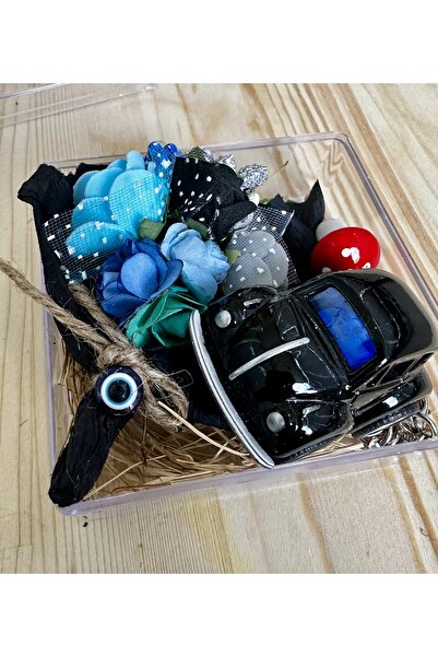 marimari Mini Buket ve Araba anahtarlık Mari Flowers Özel Tasarım Arkadaşa,Se...