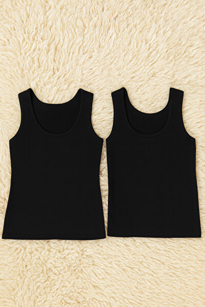 White Velvet Women's Bamboo Lycra Thick Strap 2-Piece Undershirt Q6K6K1T2Ka