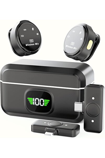 Generic Lavalier Wireless Microphone for iPhone/Camera/PC/Laptop