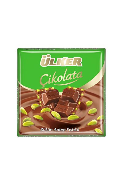 Ülker BÜTÜN ANTEP FISTIKLI KARE ÇİKOLATA 65G