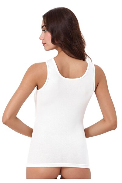 Alissa Women's Cotton Lycra Thick Strap Combed Cotton 2-Piece Undershirt W6K0K2T0Ka