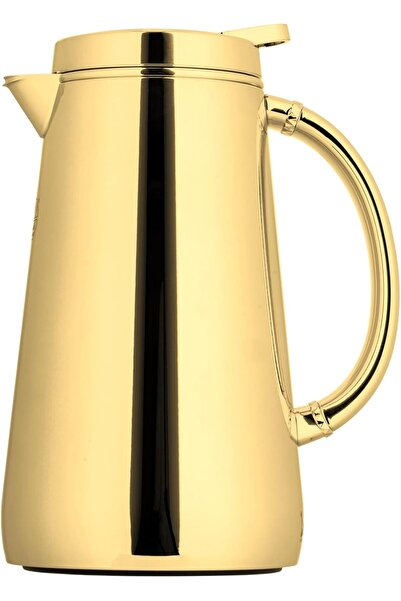 ALSAIF Coffee and Tea Vacuum Flask, leak-proof and keeps drinks hot, 1 Liter, Gold