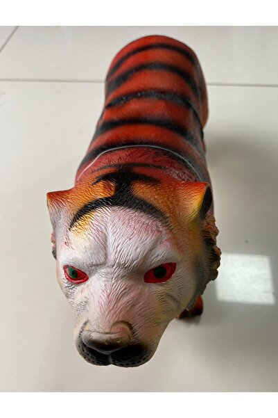 pialbatro SESLİ YUMUŞAK PLASTİK OYUNCAK KAPLAN YABANİ HAYVANLAR