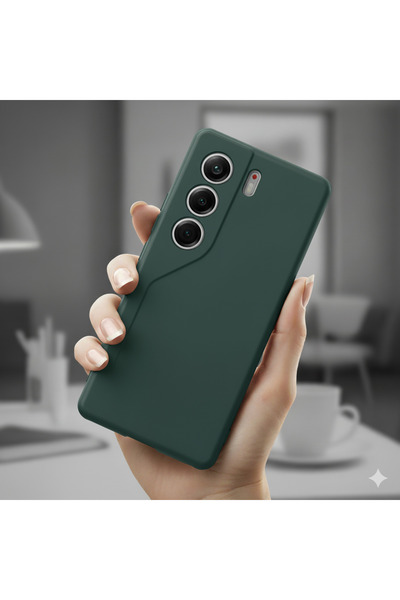 Rivor Tecno Camon 40 Pro Uyumlu Kılıf Kamera Çıkıntılı İpeksi Yumuşak Dokulu ...