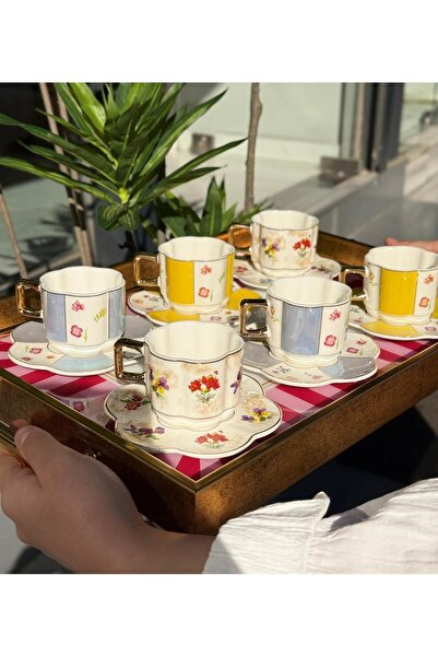 ROY KING MUBA CEONSEPT LİSSOME MİX PORSELEN FİNCAN TAKIMI 90 CC