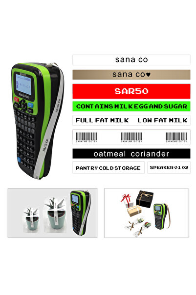 MARTEL طابعة ملصقات محمولة، طابعة QR وباركود، طابعة ملصقات لاسلكية، باللغتين العربية والإنجليزية