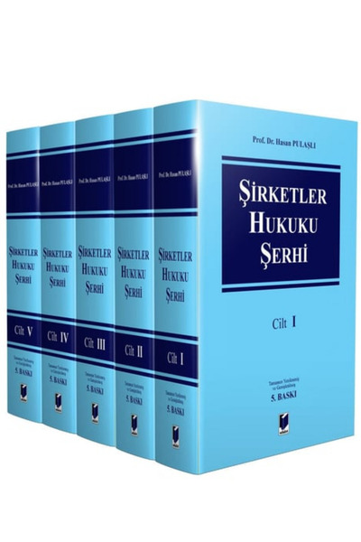 Adalet Yayınevi Şirketler Hukuku Şerhi (5 Cilt)/ÖZEL BASKILI KRAFT DEFTER HEDİYE