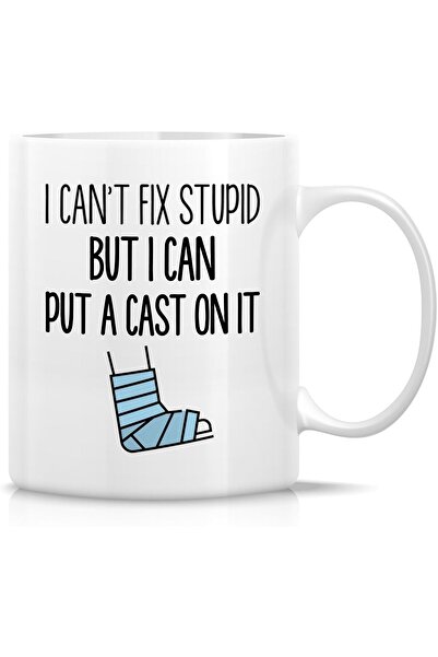 ritz Funny Orthopedic Mug - 11 oz Ceramic Coffee or Tea Cup