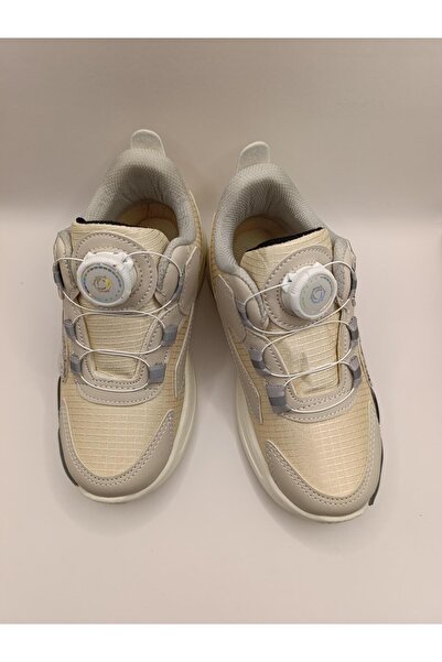 Bukond Çocuk Su İtici Kumaş Akıllı Bağcıklı Spor Ayakkabı Sneaker