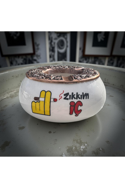 İlbay Çini Takı Zıkkım Indoor Ashtray Ceramic