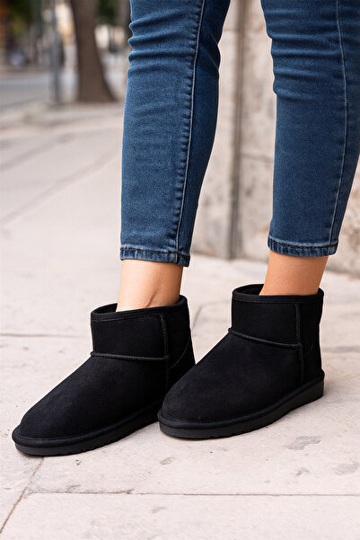 DAD WOLF Ultra Mini Kürklü Classic Mini II 1016222 CHE Kadın Bot