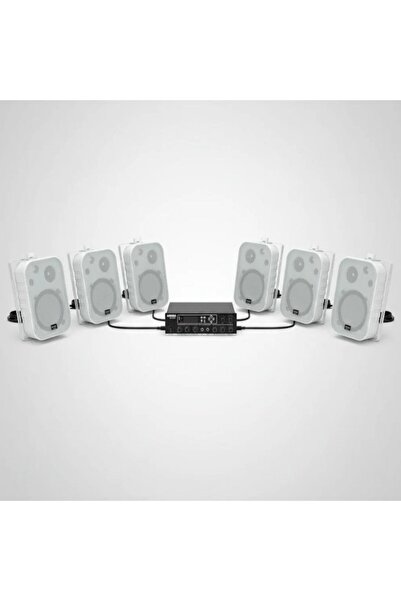 FNIRSI Luxury, 6 Hoparlör 1 Anfi, Duvar Tip Masaj Salonu Ses Sistemi ,Spa, Ma...