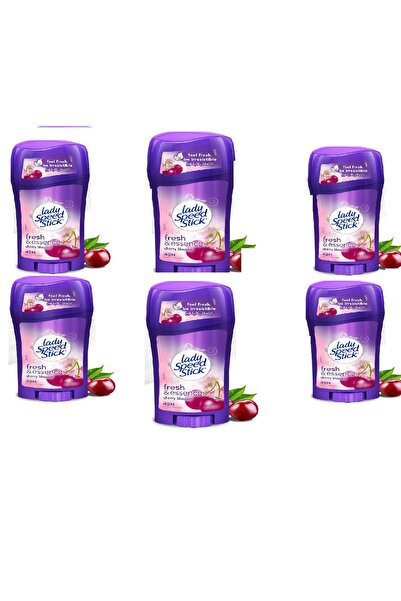 Lady Speed Stick Fresh & Essence Deodorant Stick Cherry Blossom, 65g (6 Pieces)