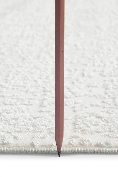 Terra Halı Yıkanabilir Antialerjik Kaymaz Taban Beyaz Koridor Salon Halısı