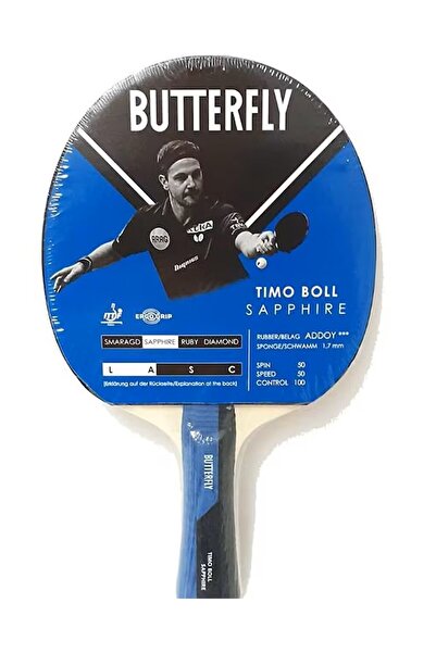 BUTTERFLY Timo Boll Sapphire Masa Tenisi Raketi 85023