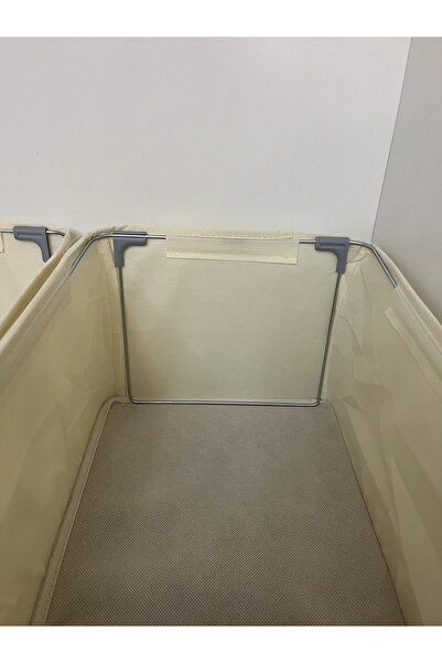 Handyol 2 τεμάχια 45x30x20 Αναδιπλούμενο ράφι με ατσάλινο πλαίσιο Οργανωτής κουτιού αποθήκευσης