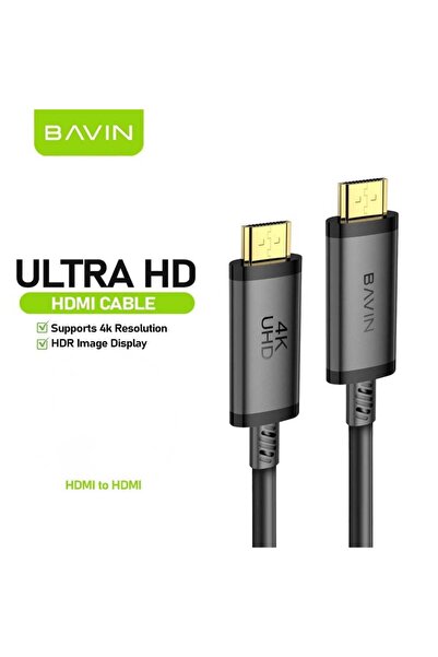 Bavin كابل HDMI عالي السرعة بدقة 4K يدعم تقنية 3D لجهاز Xiaomi Mi Box / PS5 ب...