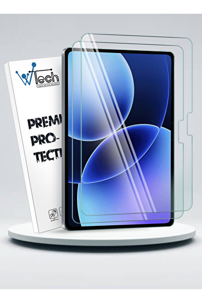 Wtech Xiaomi Pad 8 / 8 Pro 2025 (11.2 inch) Premium Series Curved Edges Tempered Glass 2 Pack - Clear