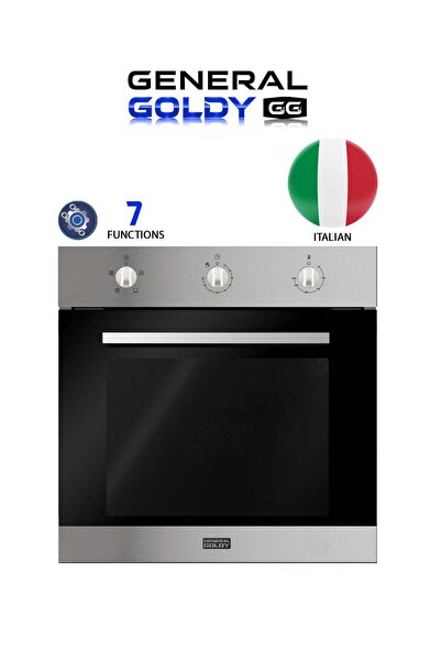 GENERAL GOLD فرن جنرال جولدي مدمج كهربائي 60 سم - 7 وظائف - فولاذ - GGO60S7F