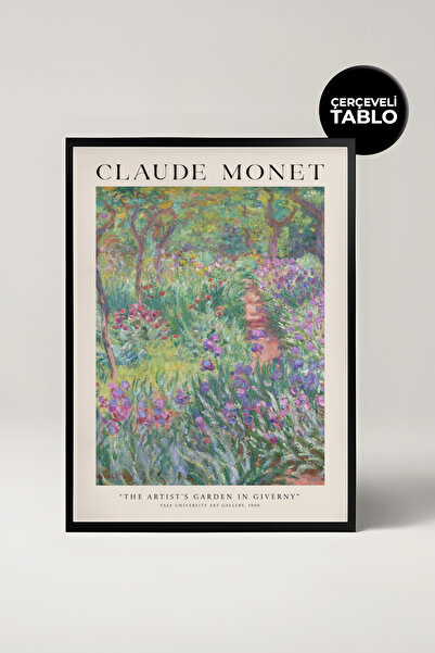 House Gorgeous Claude Monet The Artists Garden in Giverny Çerçeveli Tablo