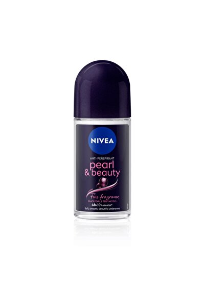NIVEA 3 × 50 مل مزيل عرق رول أون بيرل بيوتي للمسام تحت الإبطين