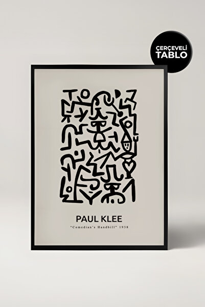 House Gorgeous Paul Klee Park Bei Lu Çerçeveli Tablo