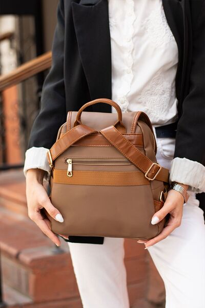 H&D COLLECTİON Αδιάβροχο ύφασμα αλεξίπτωτου, πολύ κομψό και χρήσιμο σακίδιο πλάτης