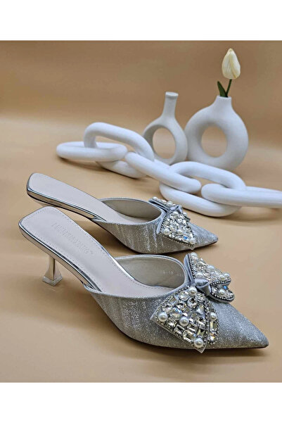 1way حذاء بكعب عالي مفتوح من الخلف