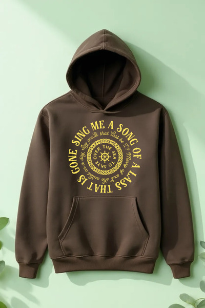 Vordevia سويت شيرت أوتلاندر مطبوع من القطن بثلاث خيوط كبير الحجم