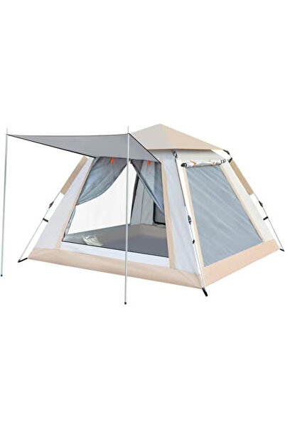 Cady One Large Automatic Waterproof Tent with Sunshade for 4 Persons for Travel and Camping 210*210*135cm