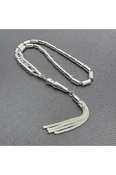 ASLAN Tesbih Kapsül Model Orjinal 925 Ayar Gümüş Tespih