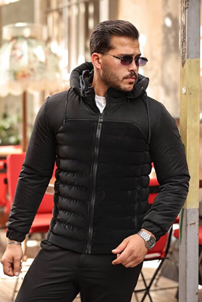 KOCCI Nová sezóna voděodolná a mrazuvzdorná zimní pánská bunda s kapucí