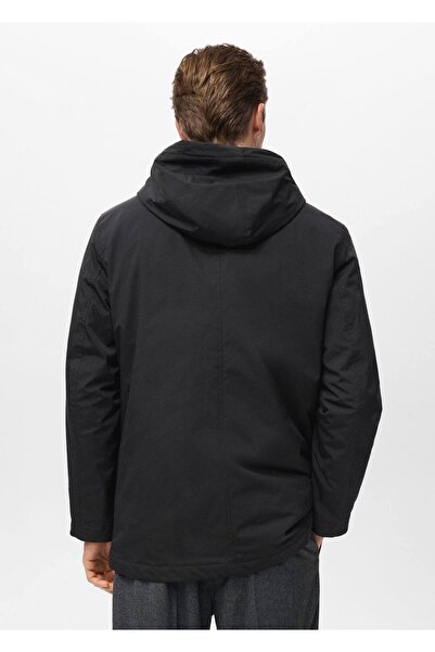 MANGO Man Su geçirmez kapüşonlu parka