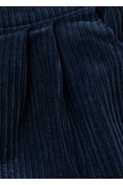 MANGO Kids Düğmeli kadife şort