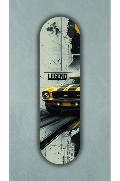 Korhan Atölye Legend - Dekoratif 4mm MDF Duvar Panosu (75x20 cm)