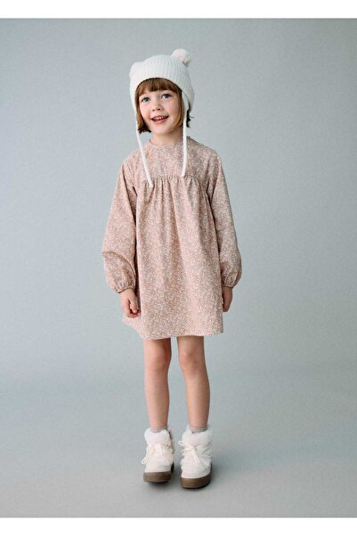 MANGO Baby Çiçekli elbise