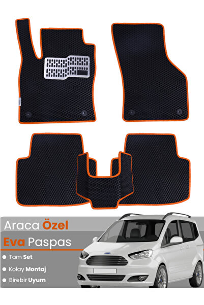 stiloto مجموعة كاملة من حصائر EVA متوافقة مع سيارة فورد كوريري (2013-2023) - ...